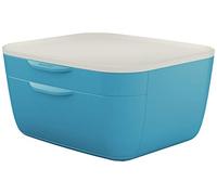 Leitz - Armario con cajones, color azul