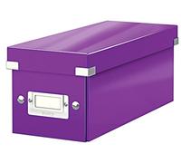 LEITZ Boîte Rangement Click&Store CD WOW Violet