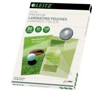 Leitz Bolsas de plastificación, Brillante, Transparente, A4, UDT, Bolsas de plas