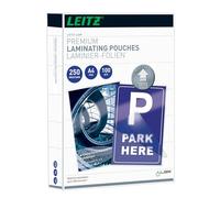 Leitz Bolsas de plastificación, Brillante, Transparente, A4, UDT, Bolsas de plastificación hechas de material de 250 micras de grosor, pack de 100 unidades, 74840000