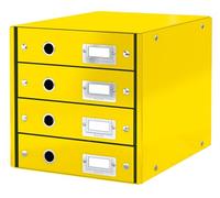 Leitz Buc de 4 cajones – Gama Click and Store 60490016 – A4 – Amarillo
