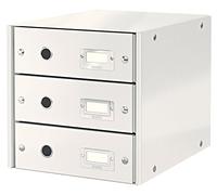 Leitz Buc de cajones, 3 cajones, A4, Blanco, Click and Store, 60480001