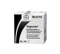 LEITZ Buchstabensignal Orgacolor "N", auf Rolle, weiß