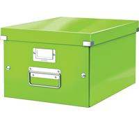Leitz Caja de Almacenaje A4, Gama Click and Store, Mediana, Verde, 60440054 Medi