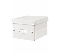 Leitz Caja de Almacenaje A5, Gama Click and Store 60430001 - Pequeña, Blanco Peq