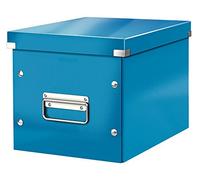 Leitz Caja de almacenaje cúbica, Tamaño mediano, Azul, Click & Store, 61090036
