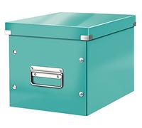 Leitz Caja de almacenaje cúbica, Tamaño mediano, Turquesa, Click & Store, 61090051