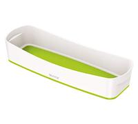 Leitz - Caja de almacenamiento con tapa (18 L, impermeable), color verde Organiser Tray