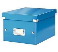 Leitz Caja de almacenamiento pequeña A5, Azul, Click and Store, 60430036