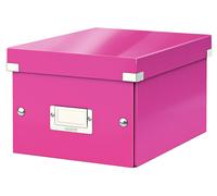 Leitz Caja de almacenamiento pequeña A5, Fucsia, Click and Store, 60430023 Peque
