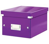 Leitz Caja de almacenamiento pequeña A5, Púrpura, Click and Store, 60430062 Pequ