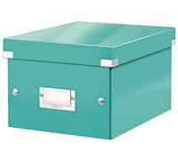 Leitz Caja de almacenamiento pequeña A5, Turquesa, Click and Store, 60430051 Peq