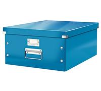 Leitz , Caja grande de almacenamiento y transporte, azul, con tapa, para A3, Click & Store, 60454036