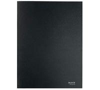 Leitz Carpeta A4 de 3 Solapas, Capacidad para 250 Hojas, 100% Reciclable, Respetuoso con el Medio Ambiente, Gama Recycle, Negro, 39060095