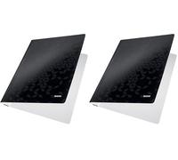Leitz Carpeta Archivadora Plastificada, A4, 1 Unidad, Capacidad Para 250 Hojas, Blanco, Gama WOW, 30010095 (Paquete de 2)