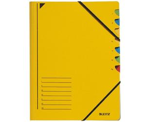 Leitz carpeta clasificadora amarilla (7 pestañas)