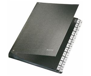 Leitz Carpeta clasificadora de cartón con 24 compartimentos pestañas AZ (A4)