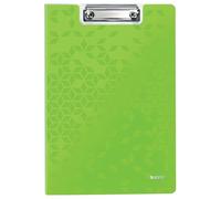 Leitz Carpeta con Pinza con Tapa, A4, Polyfoam Ligero, Gama WOW, Verde, 41990154