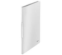 Leitz Carpeta de fundas, A4, 20 fundas, Capacidad para 40 hojas, Fundas transparentes, Blanco ártico, Gama Style, 39580004