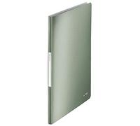 Leitz Carpeta de fundas, A4, 20 fundas, Capacidad para 40 hojas, Fundas transparentes, Verde celadón, Gama Style, 39580053
