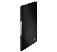 Leitz Carpeta de fundas SOLID 45641095 – PP 20 fundas DIN A4 negra