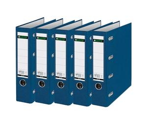 Leitz Carpeta doble 1012 (doble carpeta, 1 pieza, azul)
