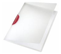 Leitz ColorClip 41750025 - Carpeta con pinza (A4, polipropileno, 6 unidades), color rojo
