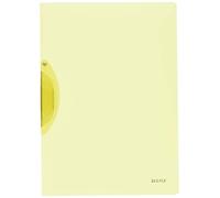 Leitz ColorClip Rainbow 41760015 - Carpeta con pinzas (A4, polipropileno, 6 unidades), color amarillo