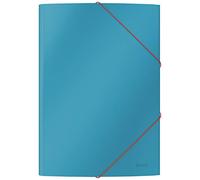 Leitz Cosy 30020061 - Carpeta para tensores de esquina (tamaño A4, 10 unidades, para 150 hojas, color azul suave)