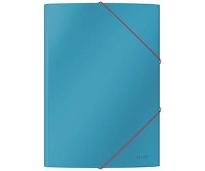 Leitz Cosy 30020061 - Carpeta para tensores de esquina (tamaño A4, 10 unidades, para 150 hojas, color azul suave)