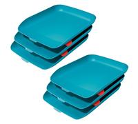Leitz Cosy 53580061 - Bandeja para Cartas, 6 Unidades, Color Azul