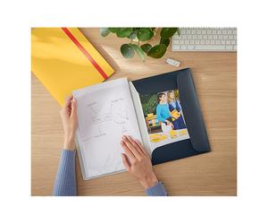 Leitz cosy Mobile Plus carpeta de fundas A4 terciopelo gris (20 compartimentos)