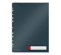 Leitz cosy Privacy view carpeta con tira perforada desplegable gris terciopelo A4 (3 unidades)