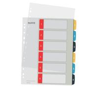 Leitz Cosy Series 12460000 - Separadores para escribir en PC, formato A4, 20 unidades, 1-6, resistente, multicolor, serie Cosy