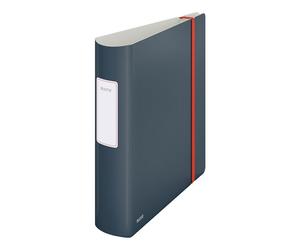 Leitz Cozy Active 180° archivador A4 terciopelo gris 80 mm