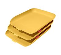 Leitz Cozy Bandeja portadocumentos amarillo cálido (3 unidades)