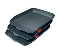 Leitz Cozy Bandeja portadocumentos gris terciopelo (3 unidades)