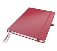 Leitz Cuaderno A4, 80 páginas, Con cuadrícula, Con tapas rígidas, Complete, Rojo, 44710025