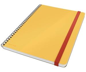 Leitz Cuaderno Cosy WB, tamaño L, rayado, amarillo cálido