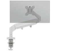 Leitz Ergo Brazo Ergonómico para un Monitor (17''-32'') - Soporte de Escritorio Giratorio, Inclinación y Giro, Carga hasta 9 kg, Compatible VESA, Color Gris Claro, 64890085