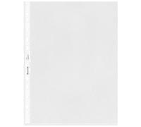 Leitz - Fundas 4790 de polipropileno A4. 100 unidades, color transparente | Bolsas de plástico perforadas transparentes con apertura superior 47900000
