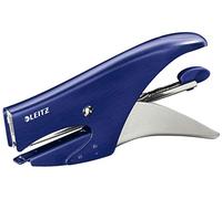 Leitz - Grapadora de mano, carga trasera, para grapar hasta 15 folios, de metal, color Blu Titanio
