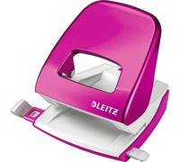 Leitz Perforadora NeXXt 50081001 – 2 agujeros, 30 hojas, Rosa