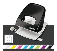 Leitz Perforadora NeXXt Wow – 30 hojas – Negro