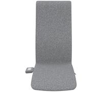 LEITZ iComfi 65940085 - Cojín calefactor inalámbrico con batería, batería de 14 horas, 3 niveles de calor, calentamiento rápido, apagado automático y funda extraíble, color gris claro, 130 x 40 x 8 cm