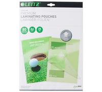 Bolsas De Plastificación Prémium Ilam De Leitz Con Udt A4, 80 Micras Cristal