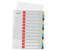 Leitz cosy separadores imprimibles A4 con 12 pestañas (11 agujeros)