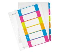 Leitz Índice Multicolor Imprimible WOW PP A4+ Pestañas 1-6