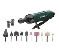 Metabo 604116500 604116500-Amoladora Recta neumática DG 25 Set Demanda de Aire 300 l/seg con maletín, green black, 4 x 5