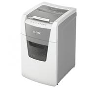 Leitz IQ Autofeed Destructora de Papel de Corte Transversal P4 para Oficinas Pequeñas, Automática, 150 Hojas, Papelera de 44 Litros, Blanca, 80130000